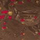 Бенгалін щільний стрейч червона квітка BEN-STR-9951 фото 4