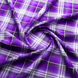 Сорочкова тканина фіолетова клітина BEN-FIO-6091 фото 5