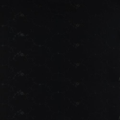 Бенгалін щільний вишивка чорна BEN-VYS-5601 фото