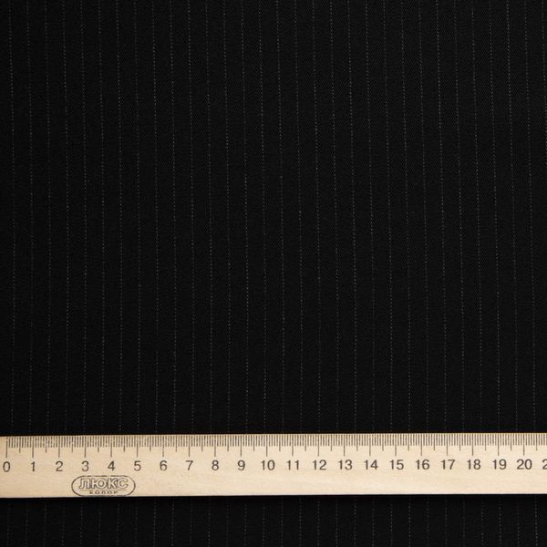 Габардин смужка 0.8 мм стрейч - шерсть GAB-POL-8791 фото