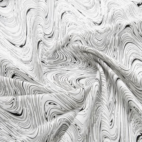 Полівіскоза білі хвилі POL-BER-5651 фото