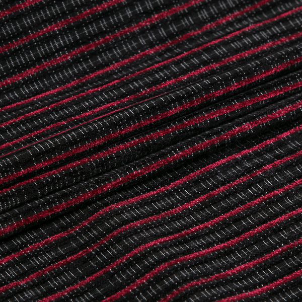 Габардин шоні смужка червоно-чорна GAB-SHO-4501 фото