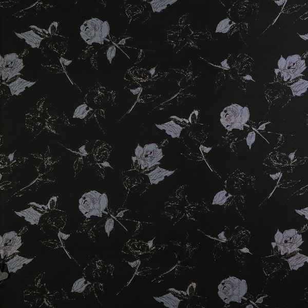 Габардин троянди люрекс GAB-ROZ-3821 фото
